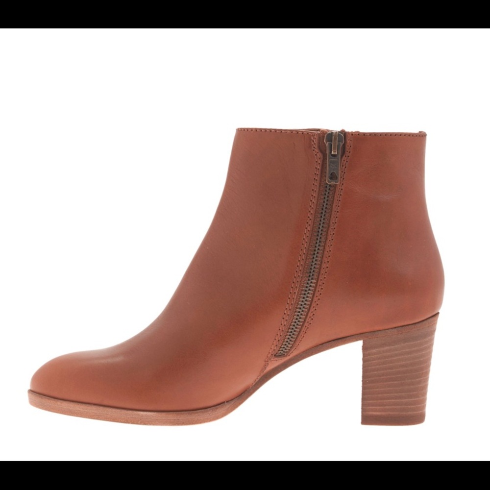J. Crew Brown Leather Booties (8)